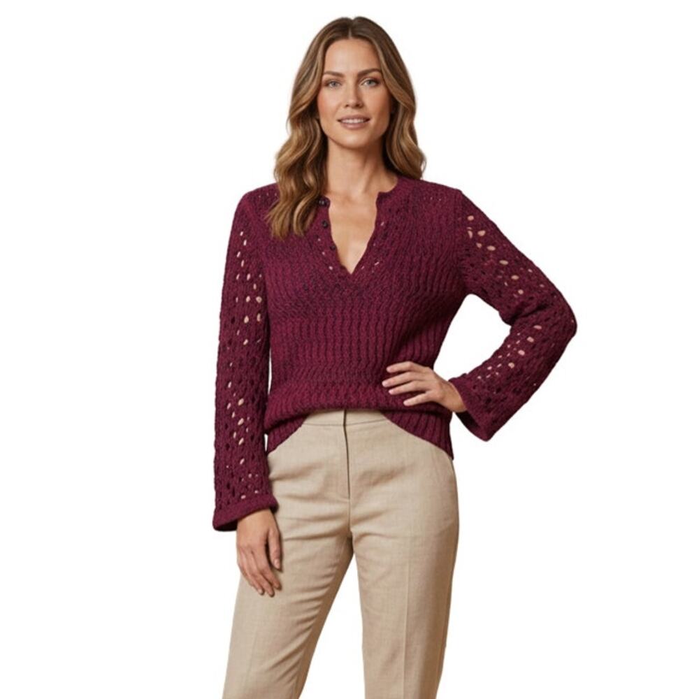 Chanel (2014 Runway Collection) Knit Sweater, M/US8/FR40 SRP: $2250